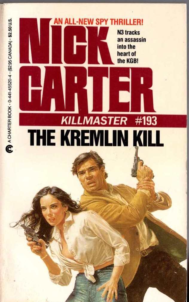Nick Carter  THE KREMLIN KILL front book cover image