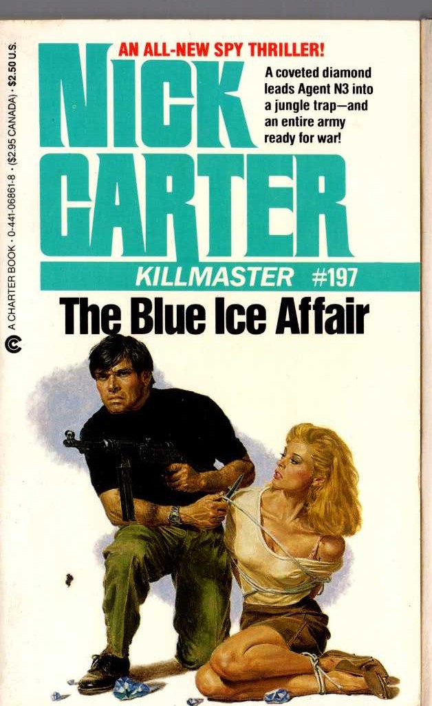 Nick Carter  THE BLUE ICE AFFAIR front book cover image