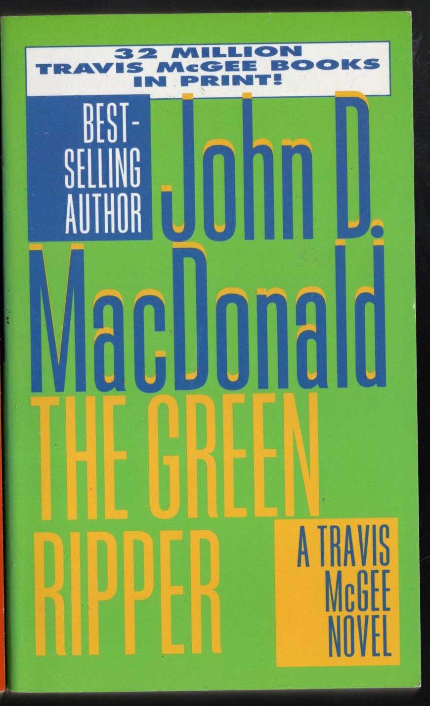 John D. MacDonald  THE GREEN RIPPER front book cover image