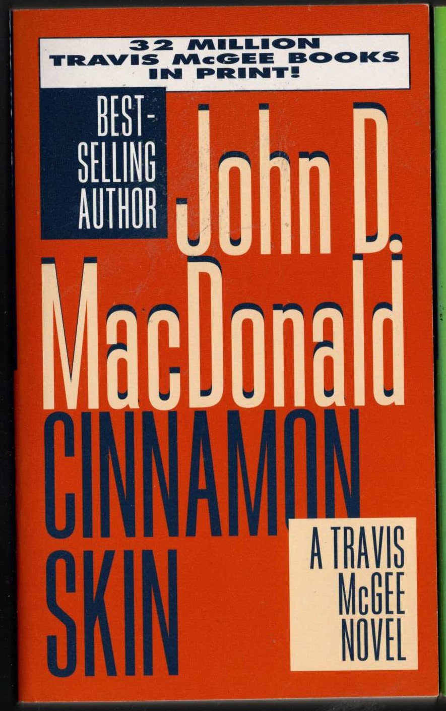 John D. MacDonald  CINNAMON SKIN front book cover image