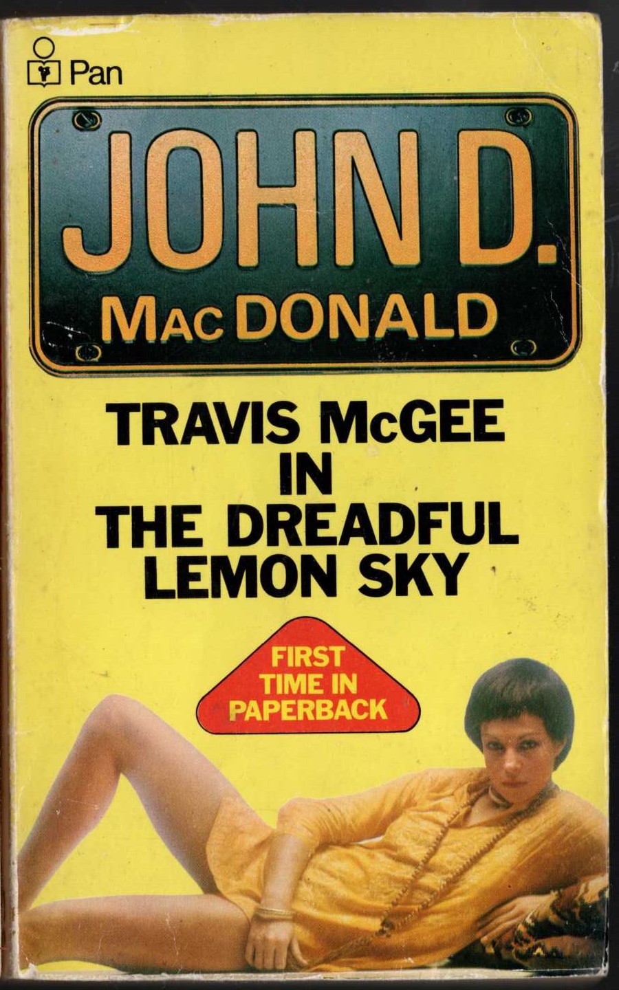 John D. MacDonald  THE DREADFUL LEMON SKY front book cover image