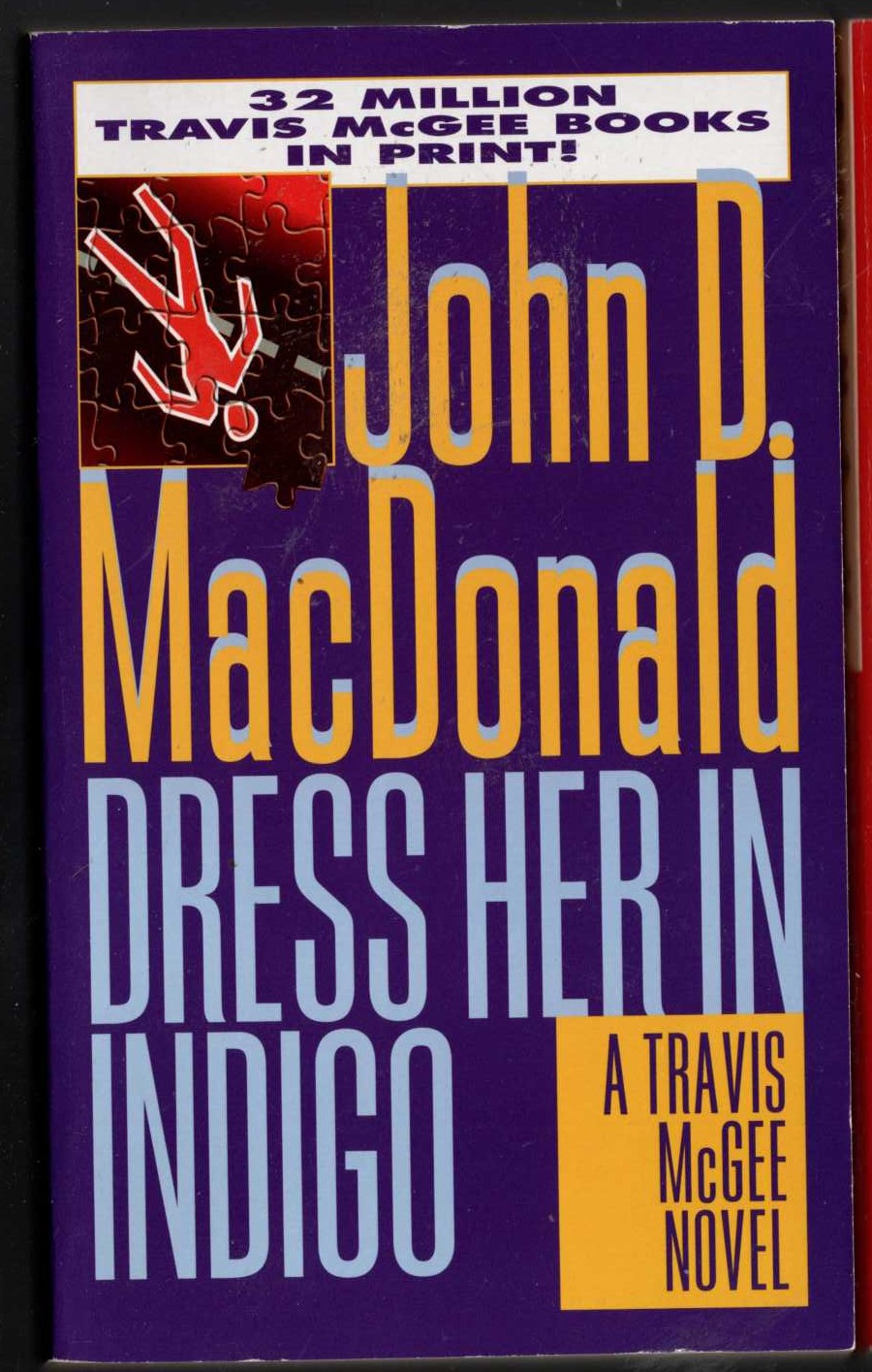 John D. MacDonald  DRESS HER IN INDIGO front book cover image