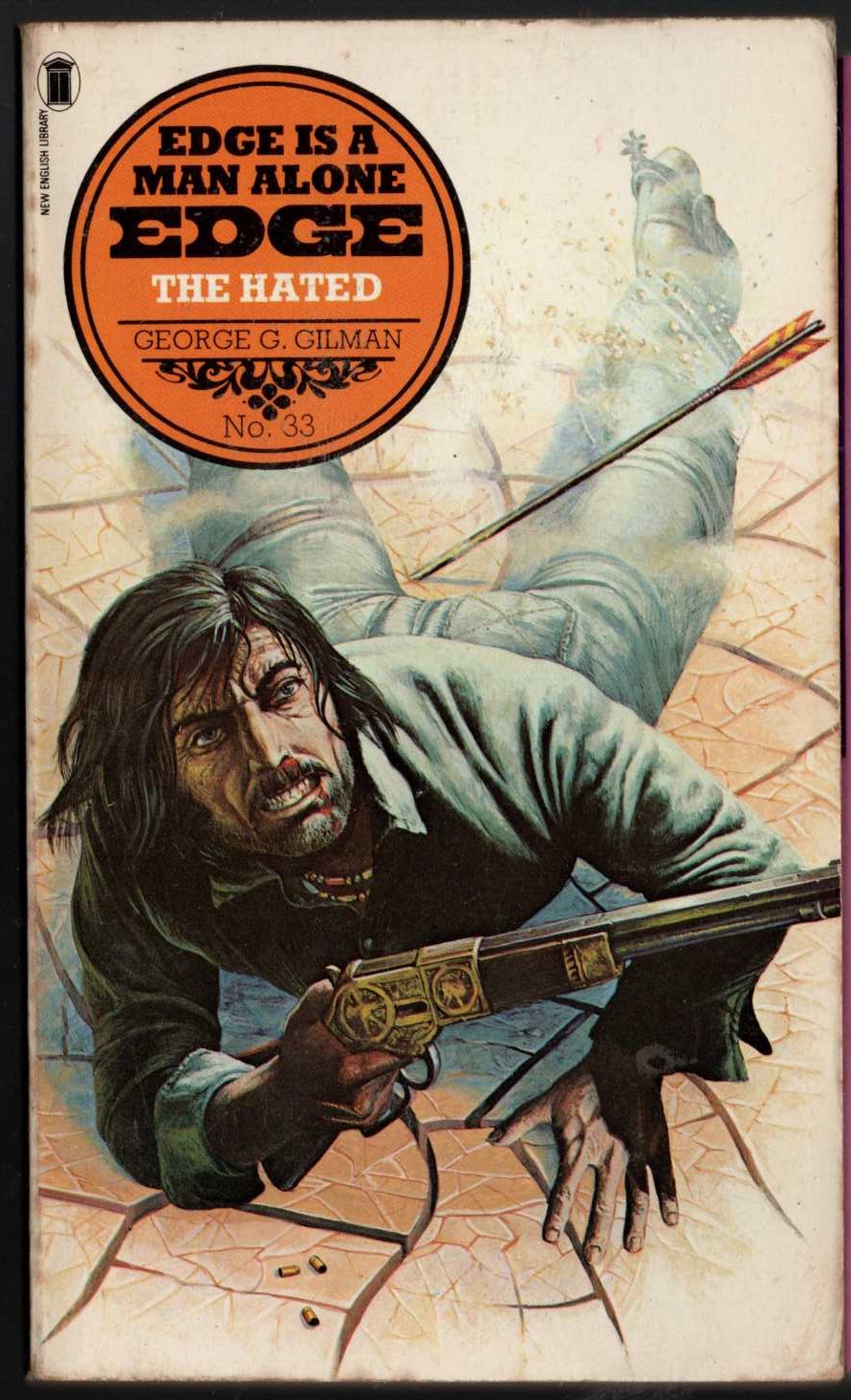 George G. Gilman  EDGE 33: THE HATED front book cover image