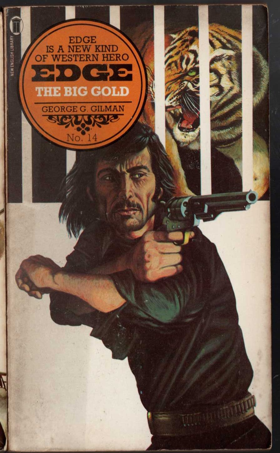 George G. Gilman  EDGE 14: THE BIG GOLD front book cover image