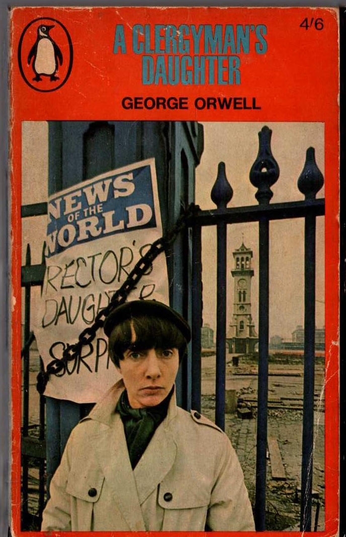 George Orwell  A CLERGYMAN'S DAUGHTER front book cover image