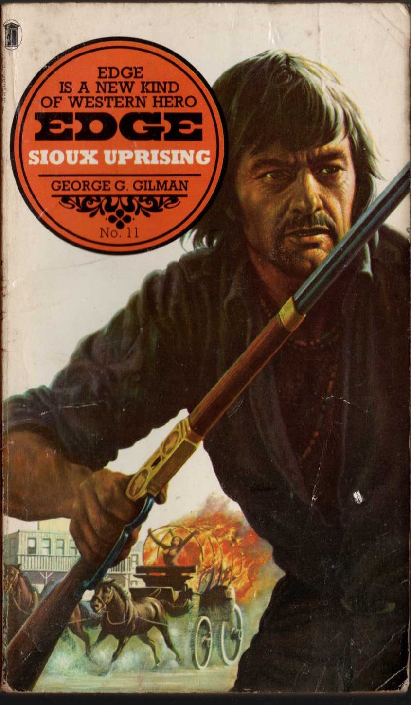 George G. Gilman  EDGE 11: SIOUX UPRISING front book cover image