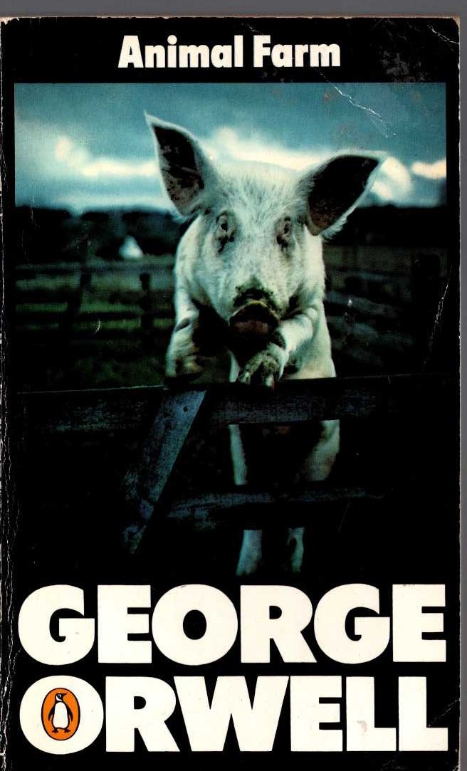 George Orwell  ANIMAL FARM front book cover image
