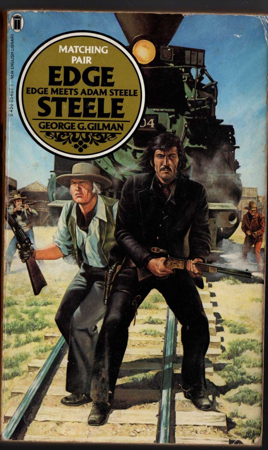 George G. Gilman  MATCHING PAIR: EDGE MEETS ADAM STEELE front book cover image