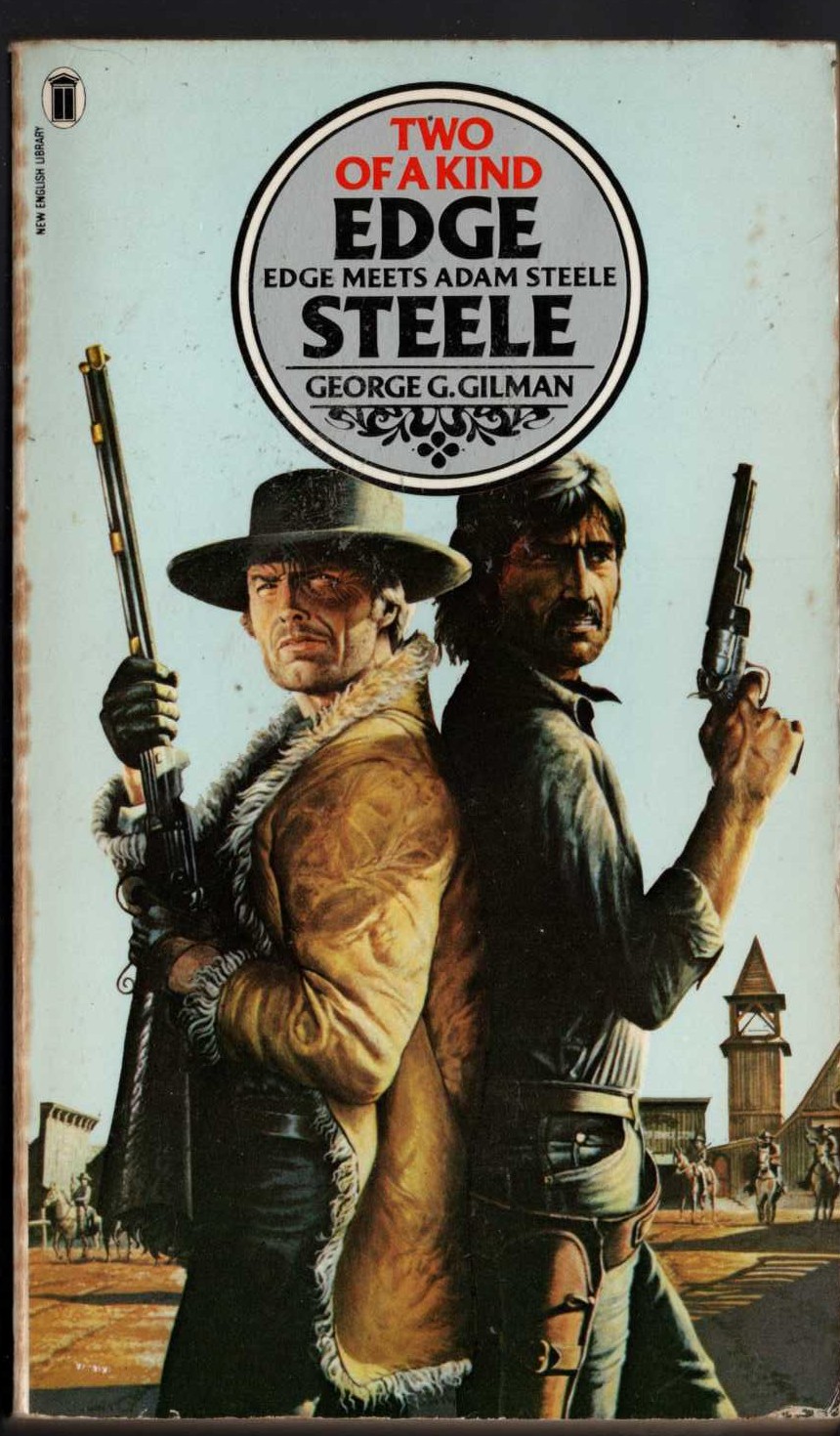 George G. Gilman  TWO OF A KIND: EDGE MEETS ADAM STEELE front book cover image