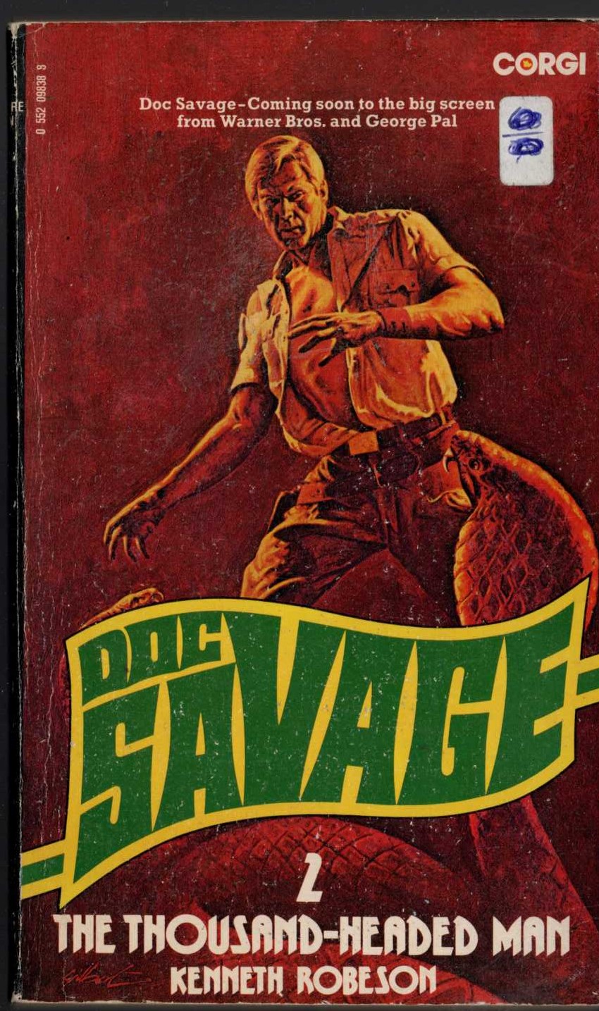 Kenneth Robeson  DOC SAVAGE: THE THOUSAND-HEADED MAN front book cover image