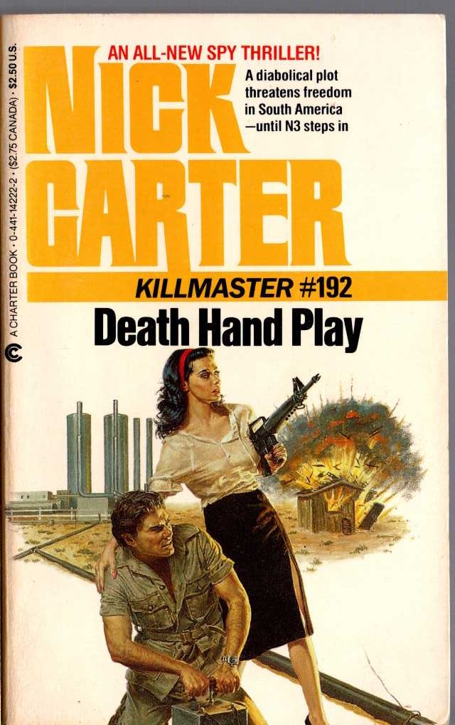 Nick Carter  DEATH HAND PLAY front book cover image