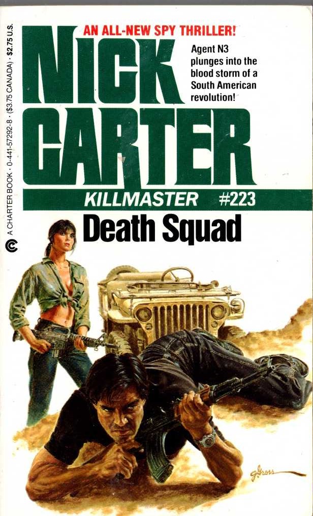 Nick Carter  DEATH SQUAD front book cover image