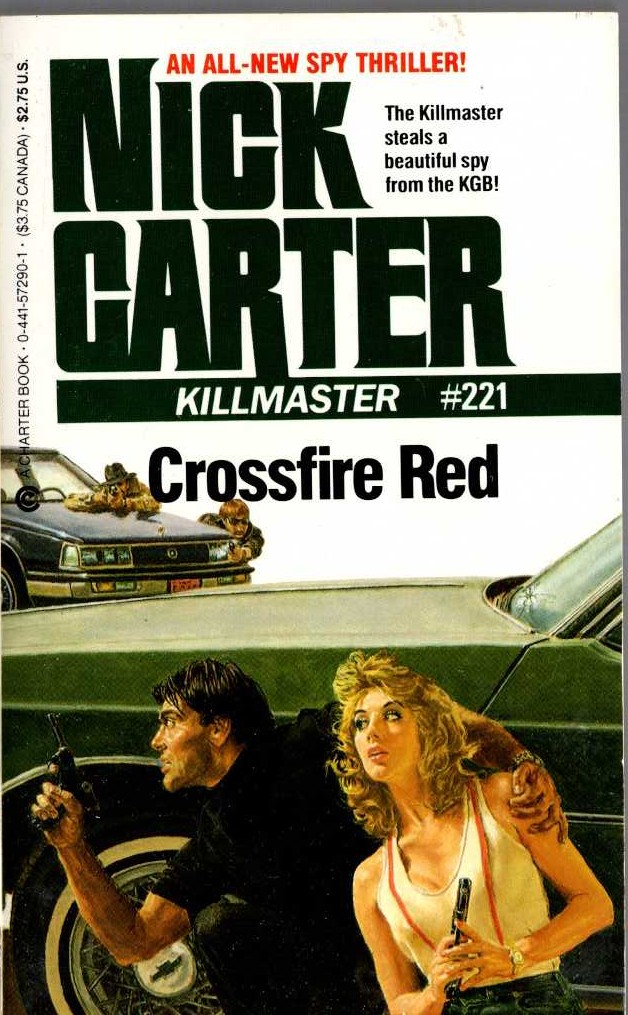 Nick Carter  CROSSFIRE RED front book cover image