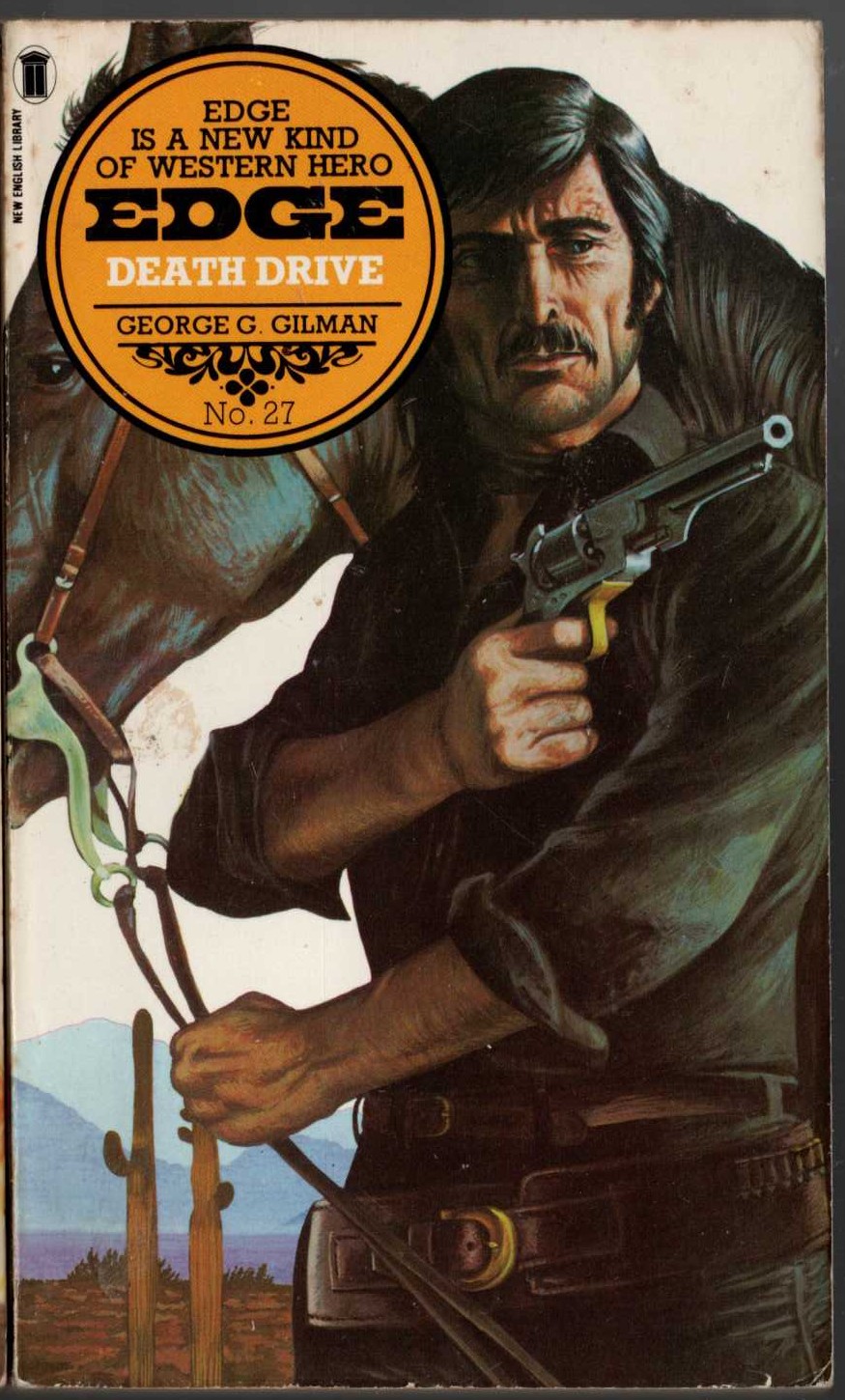 George G. Gilman  EDGE 27: DEATH DRIVE front book cover image
