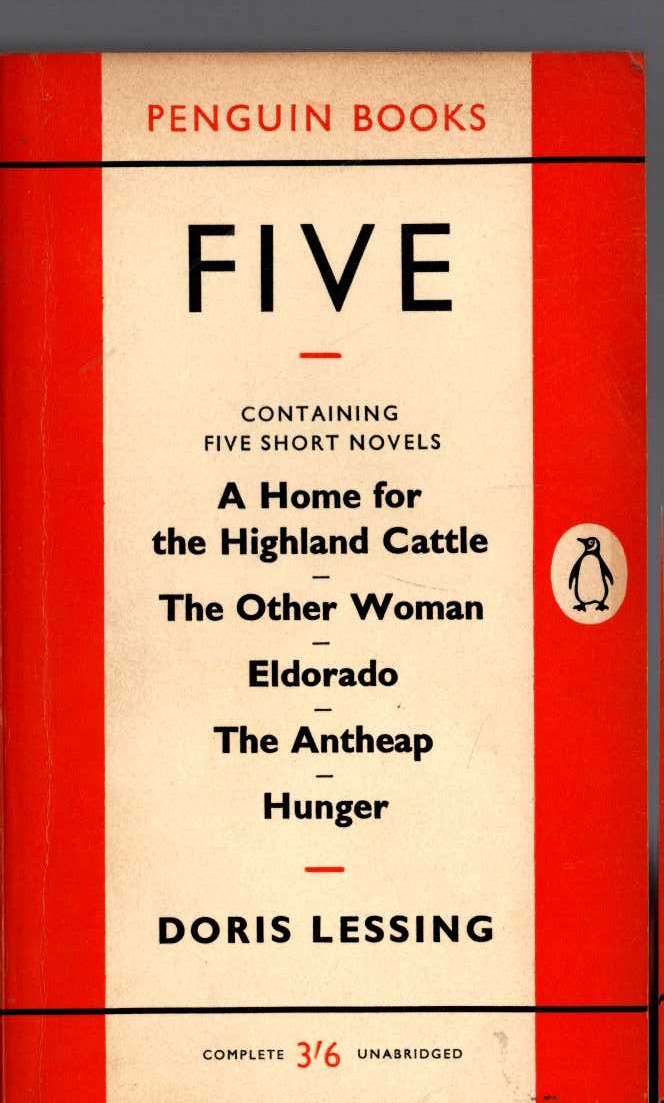 Doris Lessing  FIVE [short stories] front book cover image