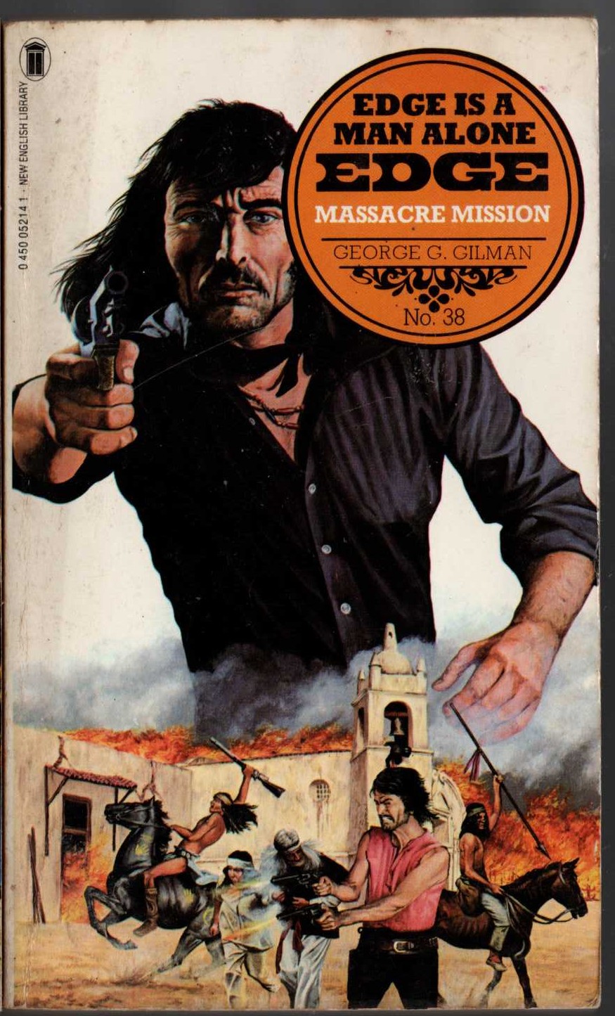 George G. Gilman  EDGE 38: MASSACRE MISSION front book cover image