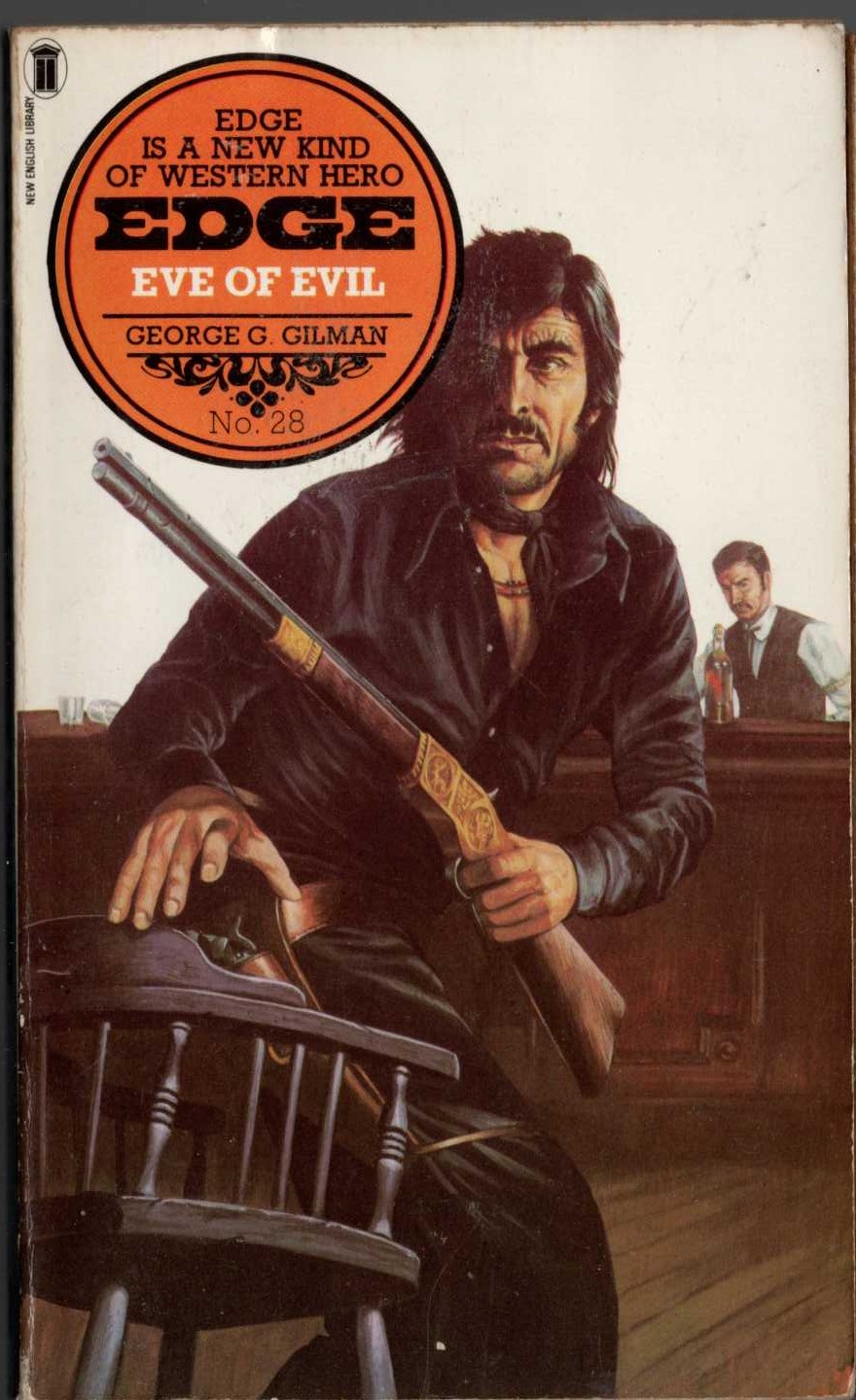 George G. Gilman  EDGE 28: EVE OF EVIL front book cover image
