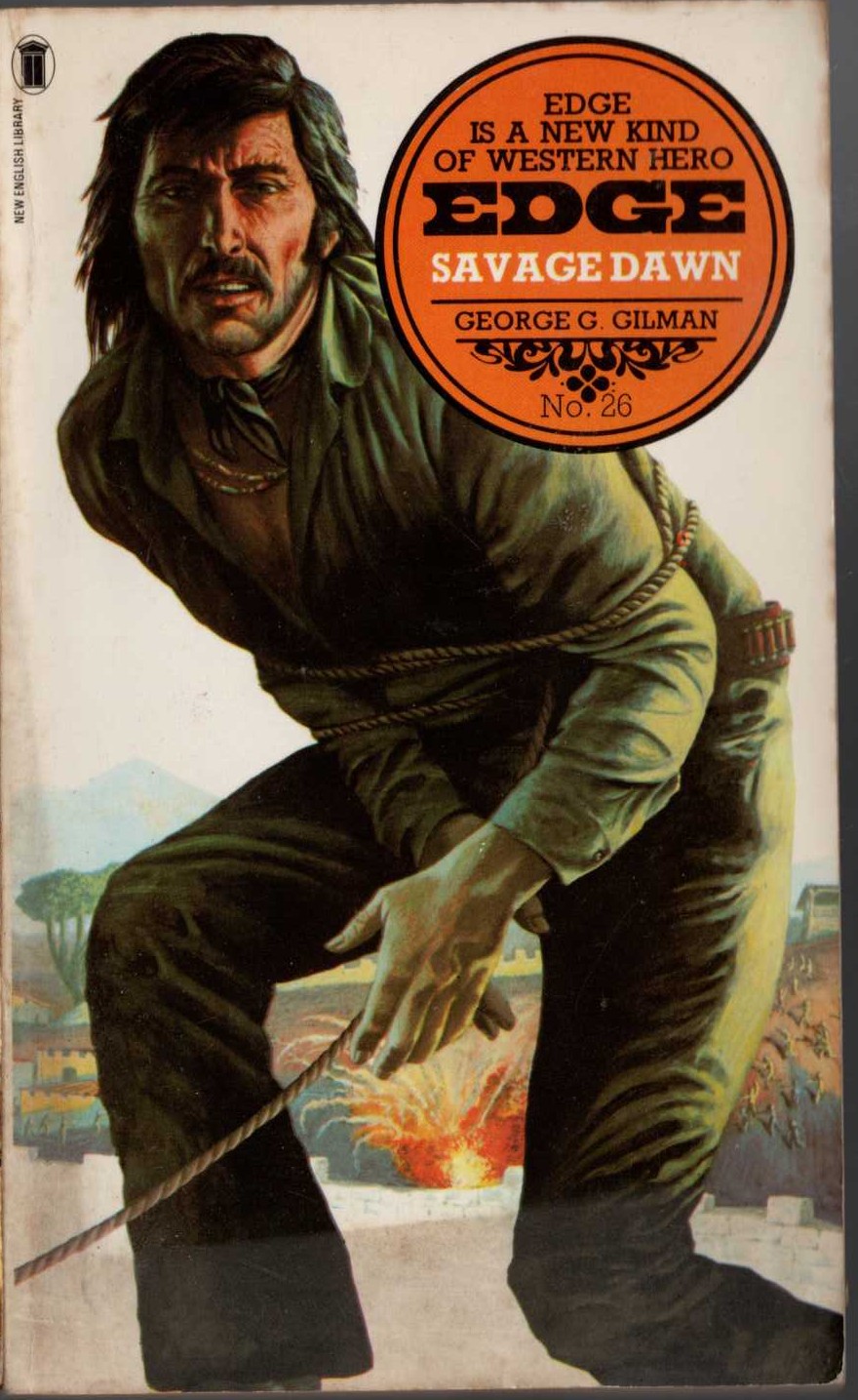 George G. Gilman  EDGE 26: SAVAGE DAWN front book cover image