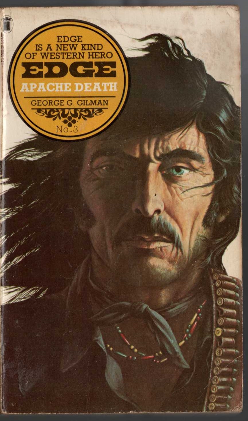 George G. Gilman  EDGE 3: APACHE DEATH front book cover image