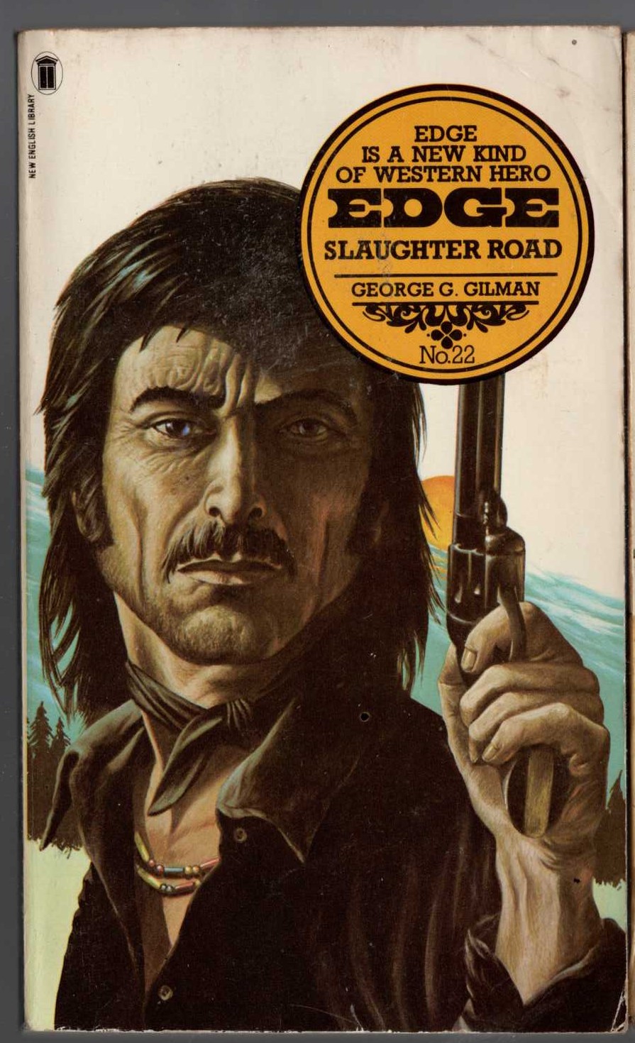 George G. Gilman  EDGE 22: SLAUGHTER ROAD front book cover image