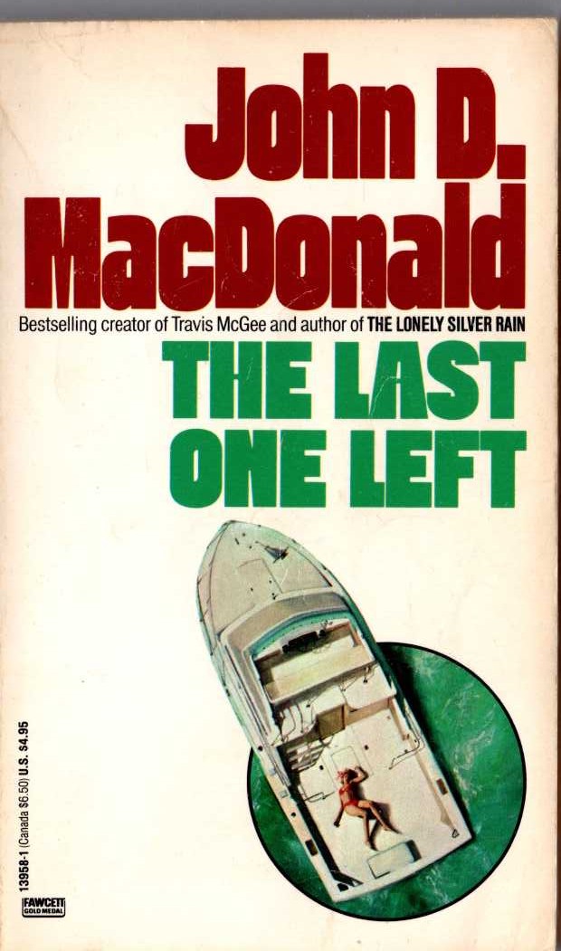 John D. MacDonald  THE LAST ONE LEFT front book cover image