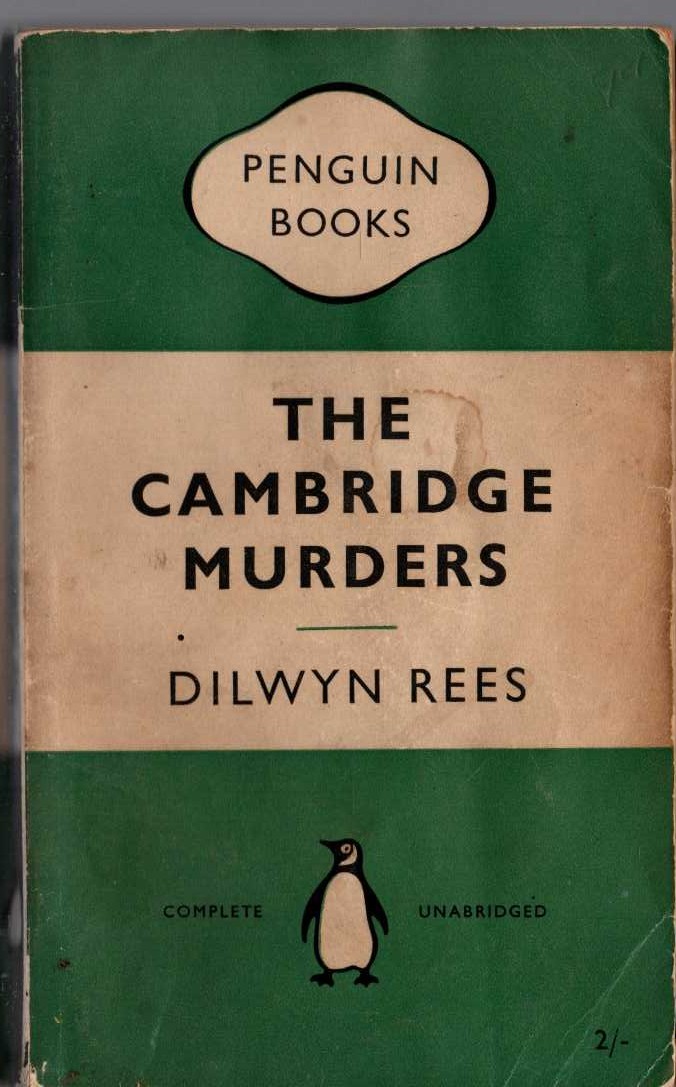 Dilwyn Rees  THE CAMBRIDGE MURDERS front book cover image