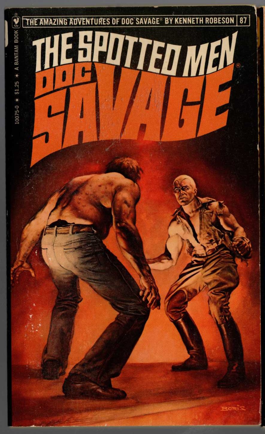 Kenneth Robeson  DOC SAVAGE: THE SPOTTED MEN front book cover image