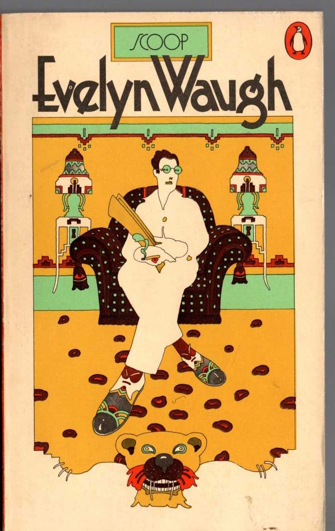 Evelyn Waugh  SCOOP front book cover image