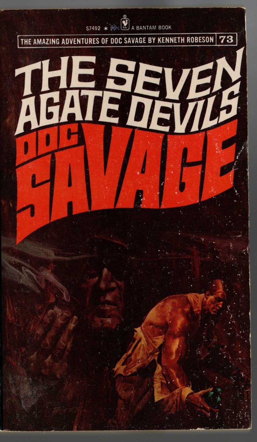 Kenneth Robeson  DOC SAVAGE: THE SEVEN AGATE DEVILS front book cover image