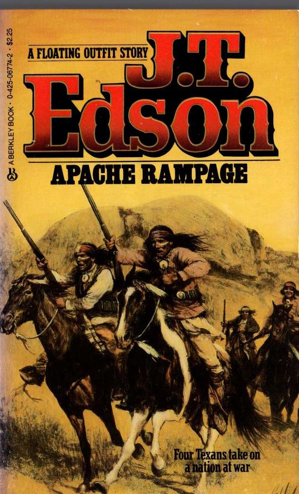 J.T. Edson  APACHE RAMPAGE front book cover image