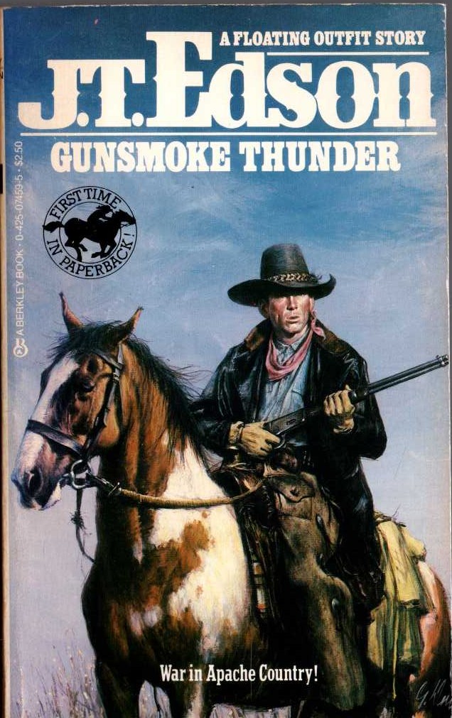 J.T. Edson  GUNSMOKE THUNDER front book cover image