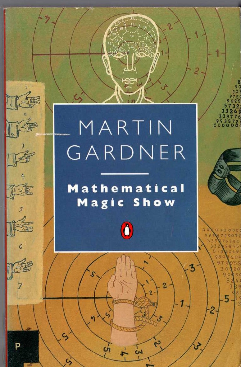 Martin Gardner  MATHEMATICAL MAGIC SHOW front book cover image