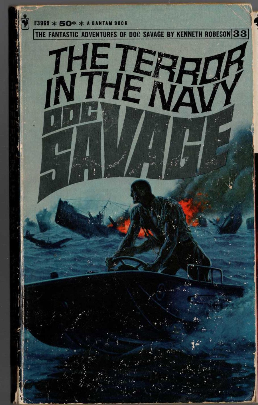 Kenneth Robeson  DOC SAVAGE: THE TERROR IN THE NAVY front book cover image