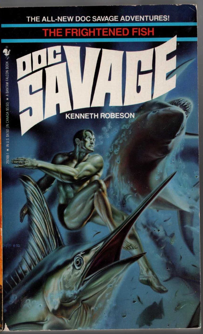 Kenneth Robeson  DOC SAVAGE: THE FRIGHTENED FISH front book cover image
