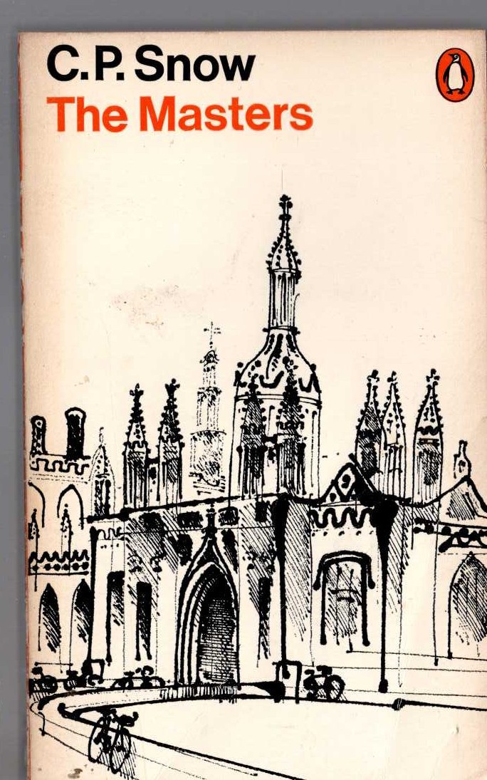 C.P. Snow  THE MASTERS front book cover image