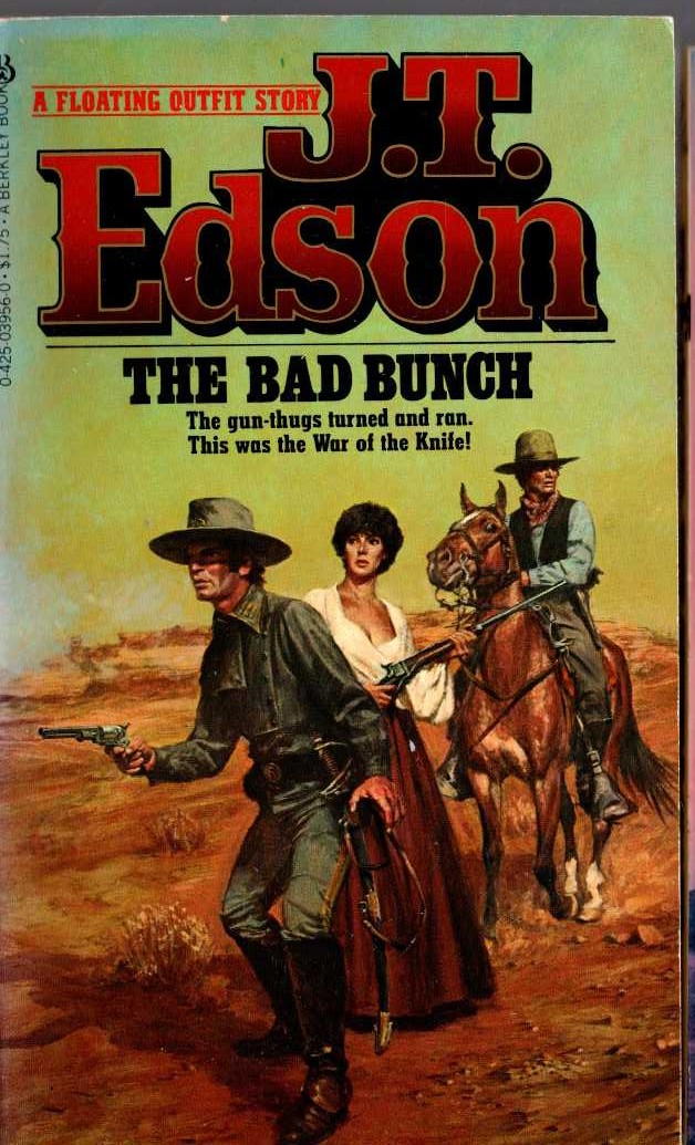 J.T. Edson  THE BAD BUNCH front book cover image