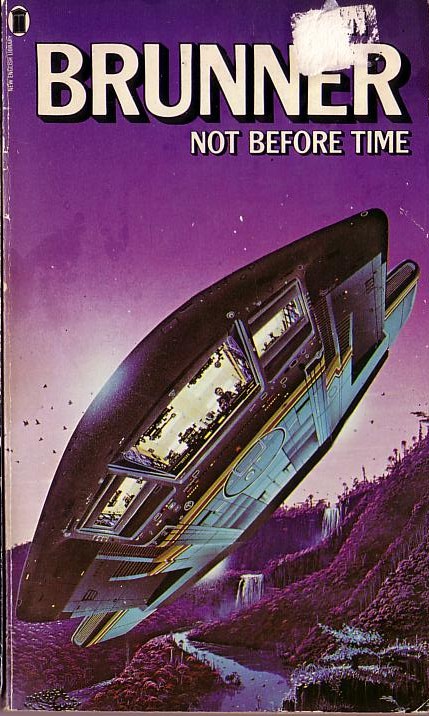 John Brunner  NOT BEFORE TIME front book cover image