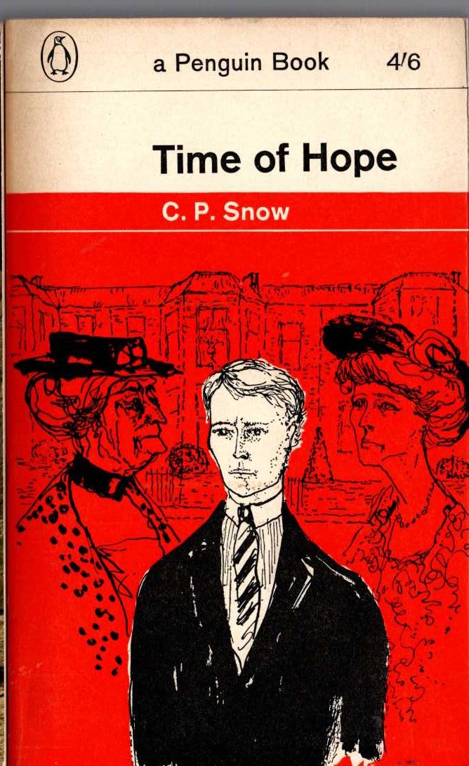 C.P. Snow  TIME OF HOPE front book cover image
