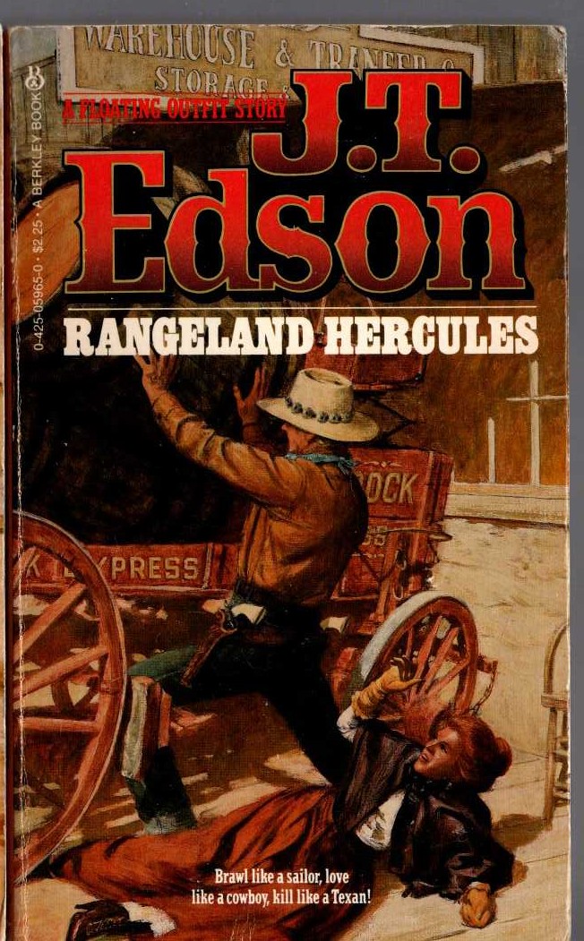 J.T. Edson  RANGELAND HERCULES front book cover image