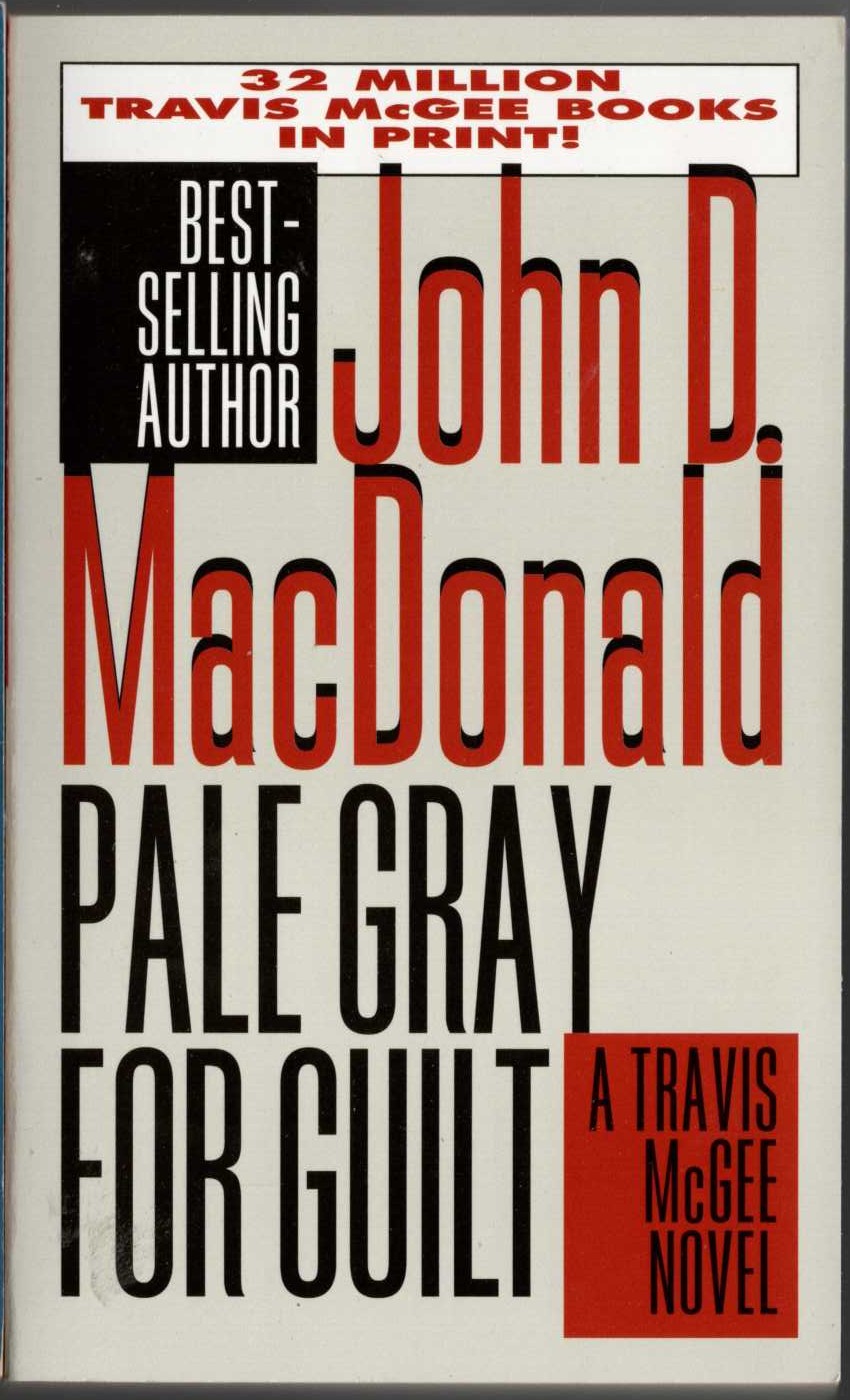 John D. MacDonald  PALE GRAY FOR GUILT front book cover image