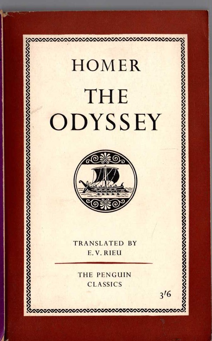 Homer   THE ODYSSEY front book cover image