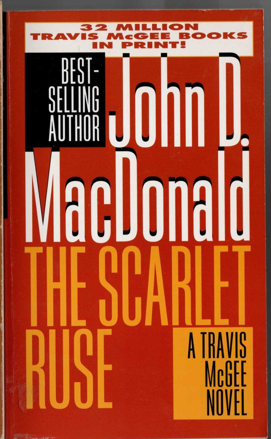 John D. MacDonald  THE SCARLET RUSE front book cover image