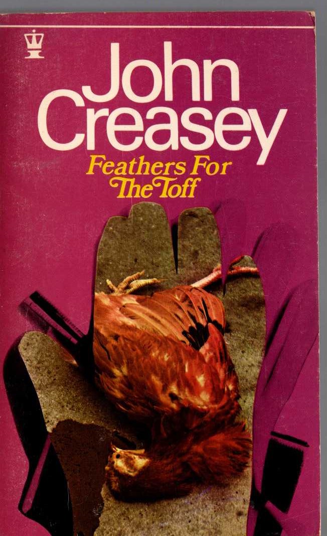 John Creasey  FEATHERS FOR THE TOFF front book cover image