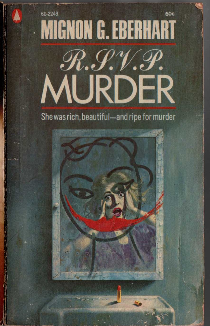 Mignon G. Eberhart  R.S.V.P. MURDER front book cover image