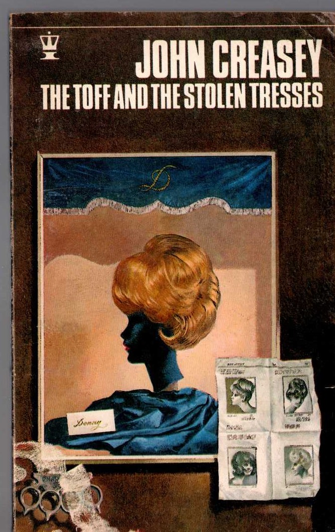 John Creasey  THE TOFF AND THE STOLEN TRESSES front book cover image