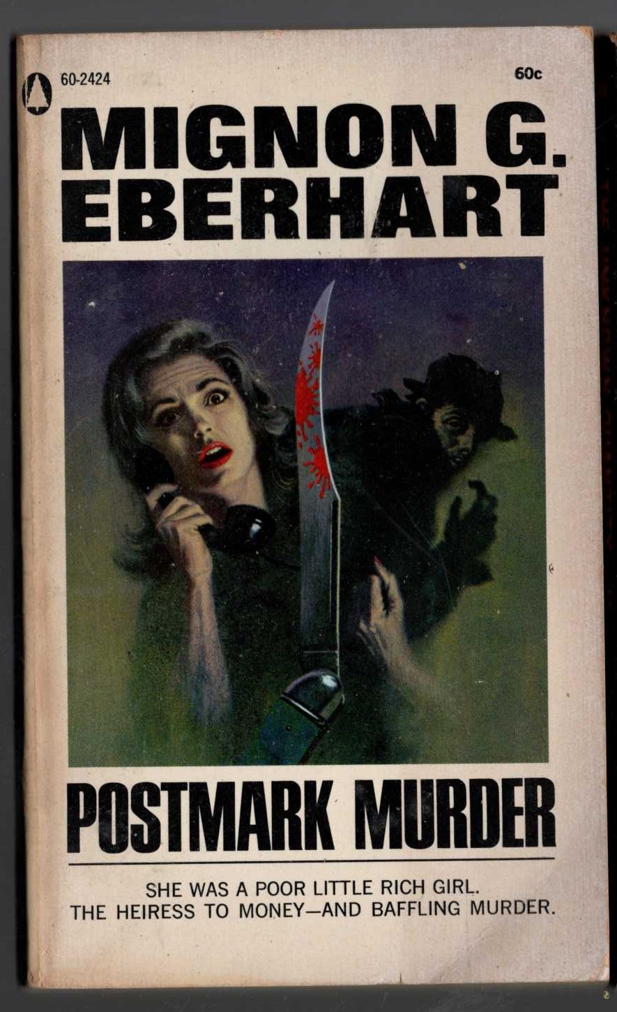 Mignon G. Eberhart  POSTMARK MURDER front book cover image