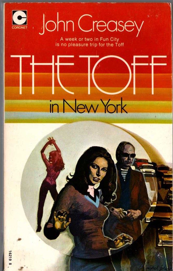 John Creasey  THE TOFF IN NEW YORK front book cover image