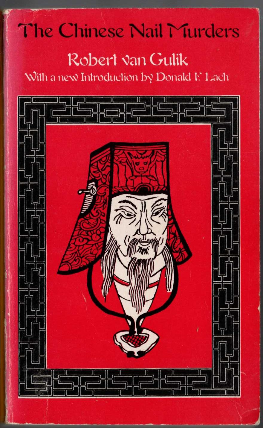 Robert van Gulik  THE CHINESE NAIL MURDERS front book cover image