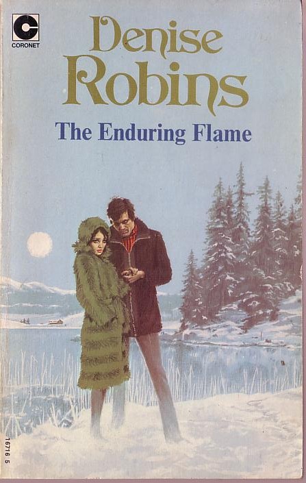 Denise Robins  THE ENDURING FLAME front book cover image