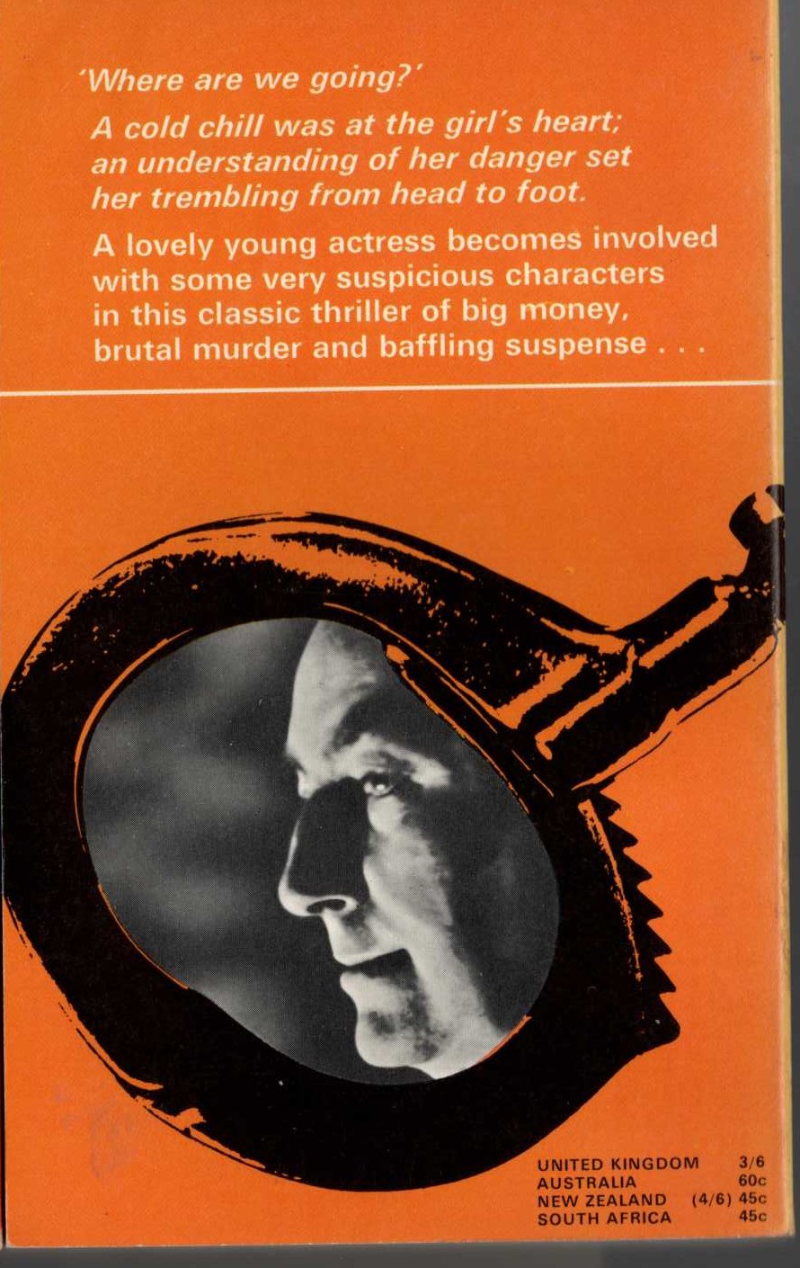 Edgar Wallace  THE CLUE OF THE SILVER KEY magnified rear book cover image